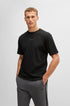 Hugo tshirt for man טישרט של בוס אוברסייז לגבר בצבע שחור